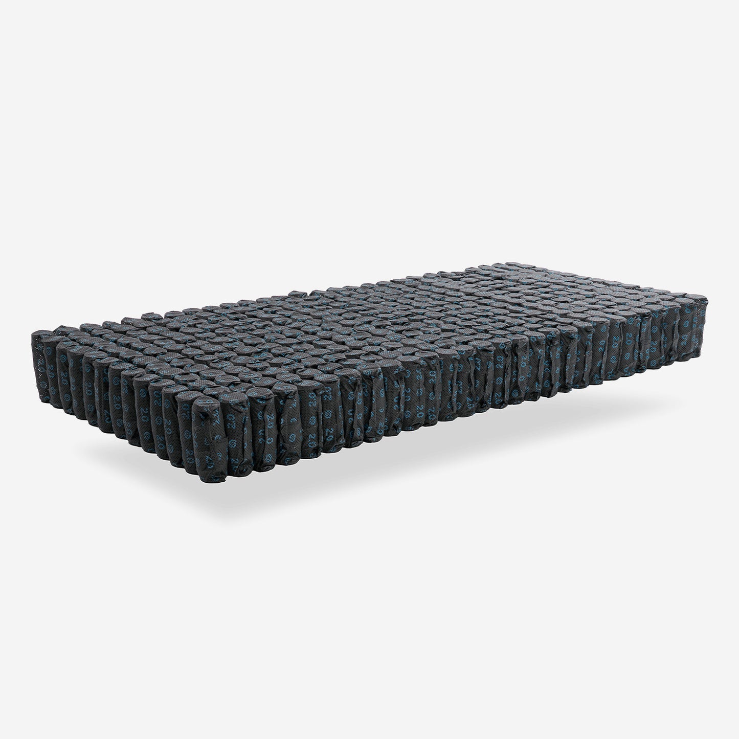 A graphic showing BEDGEAR mattress coils.
