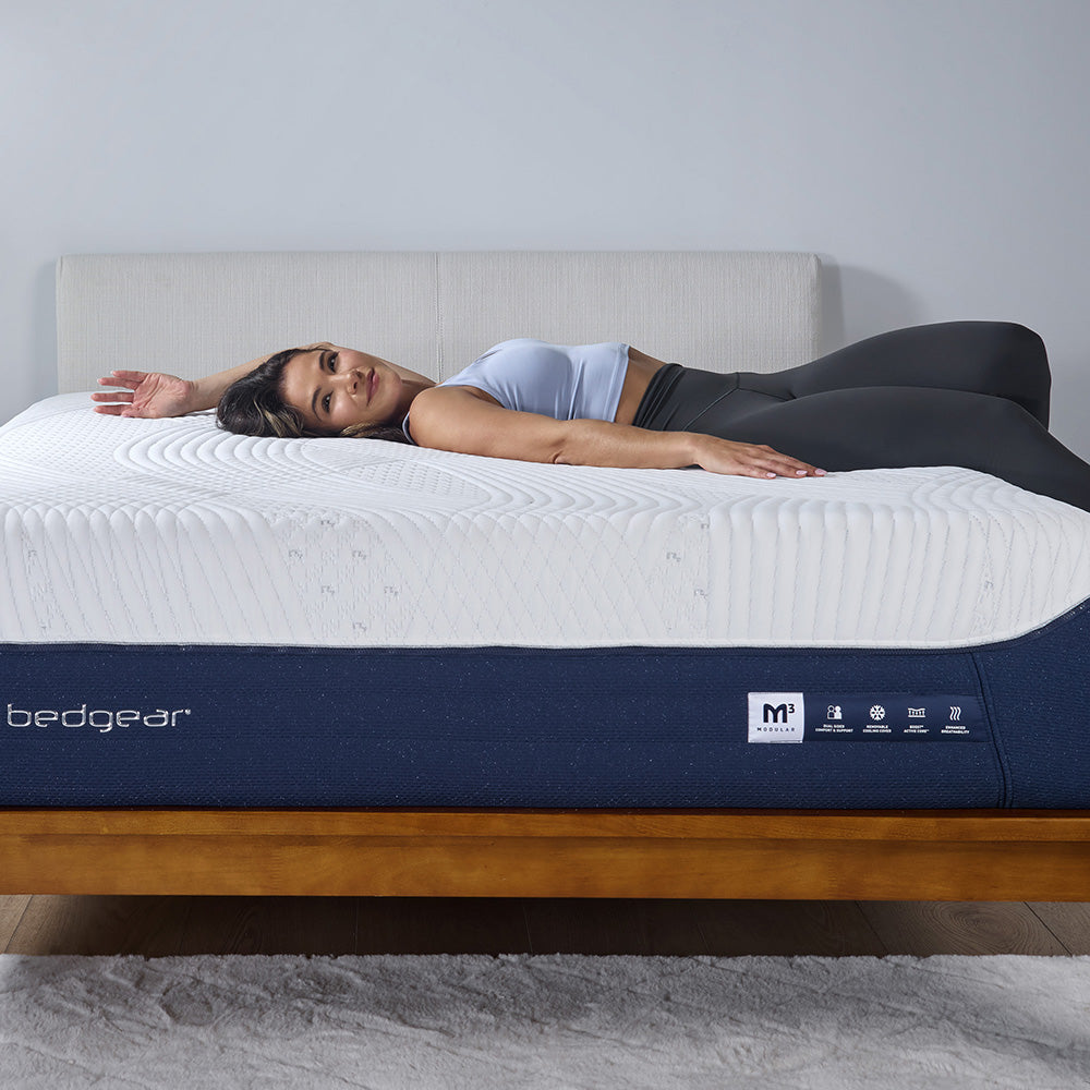 A woman enjoying sleep after finding supplements that actually work.