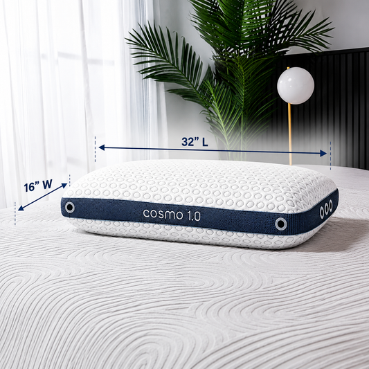 Cosmo king pillow size dimensions. 