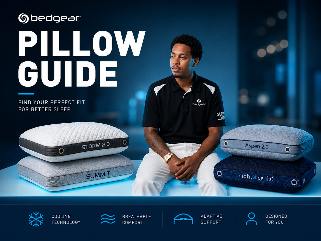 Storm vs. Summit vs. Aspen vs. Night Ice: BEDGEAR Pillow Comparison