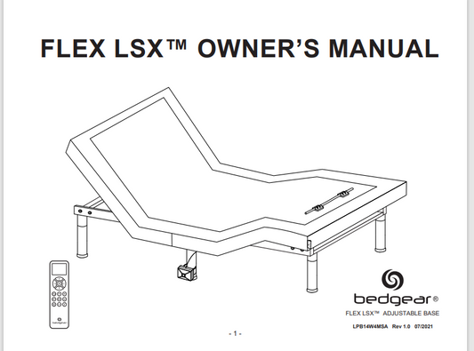 Flex LSX Owner's Manual Image.