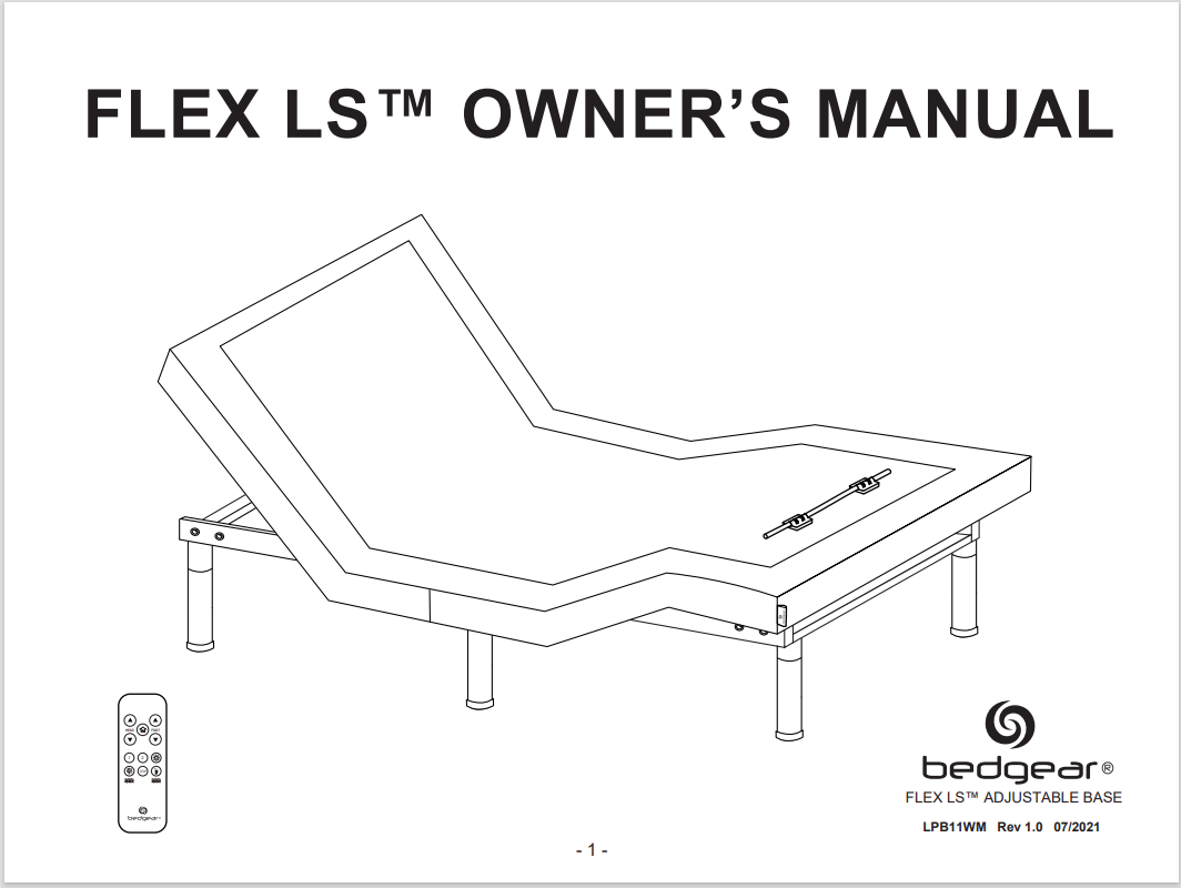 Flex LS Owner's Manual screenshot.