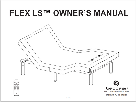 Flex LS Owner's Manual screenshot.