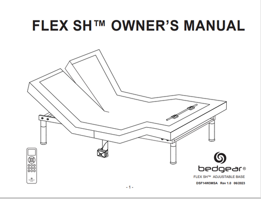 Flex SH Owner's Manual screenshot.