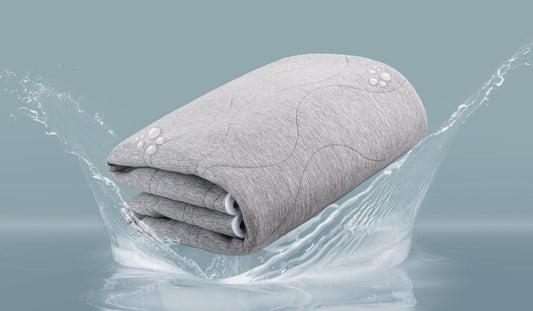 An image of a crib mattress protector. 