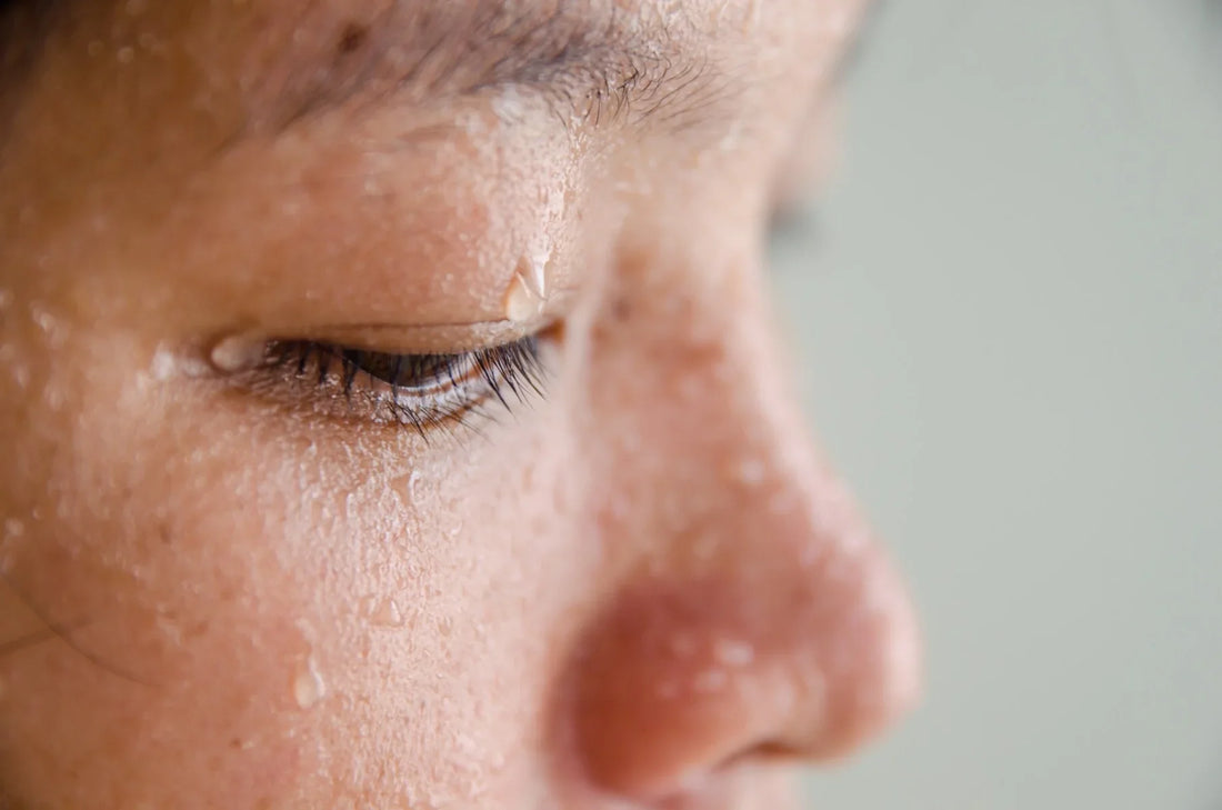 A person dealing with night sweats.
