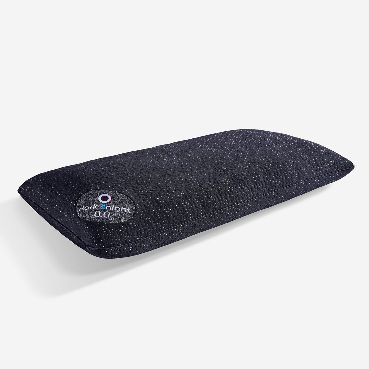 A dark night king pillow on a white background.
