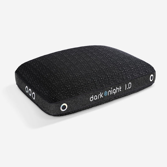 A dark night 1.0 pillow on a plain white background. "Standard-1.0"