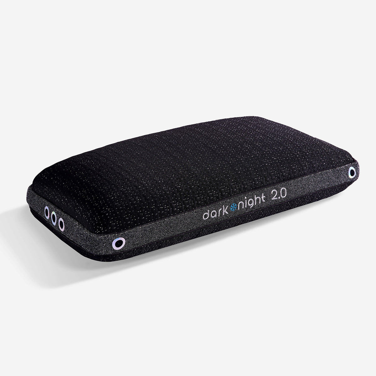 A dark night 2.0 king pillow shown on a clean white background.