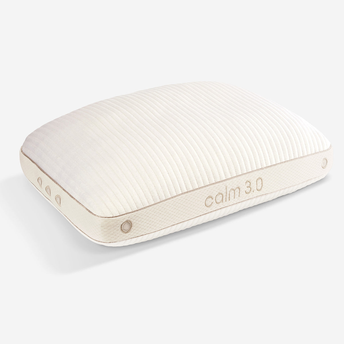 A calm performance 3.0 pillow on white background.