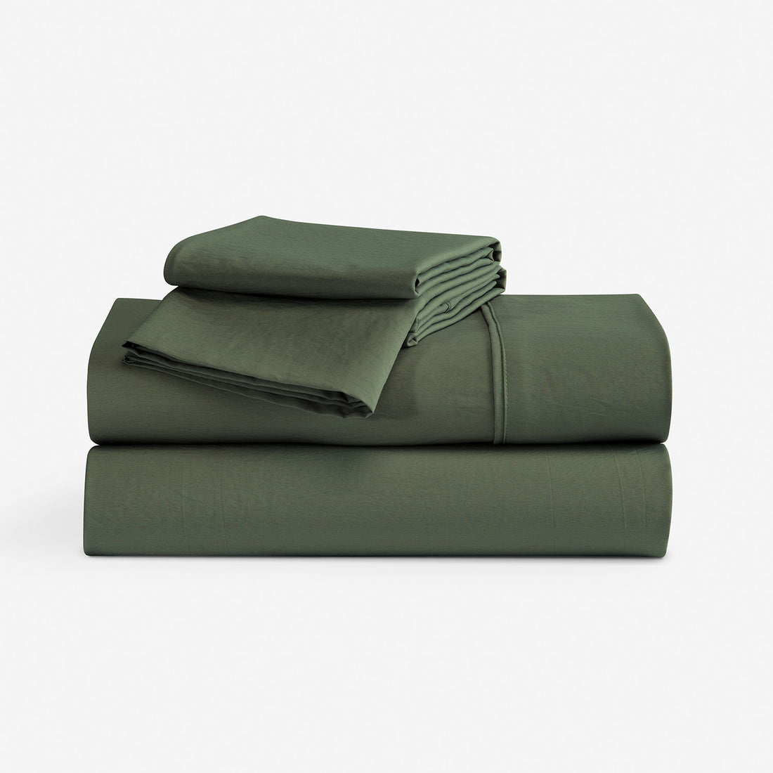 An image of moss essential sheets and pillowcases. "light grey"