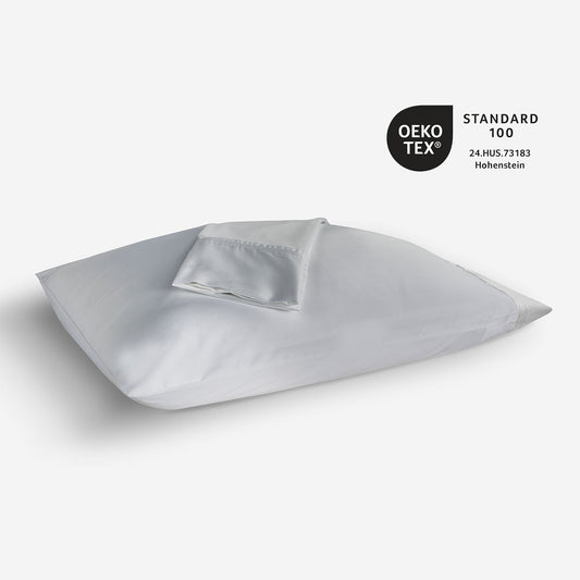 An image of a gray pillowcase. "Light Grey"