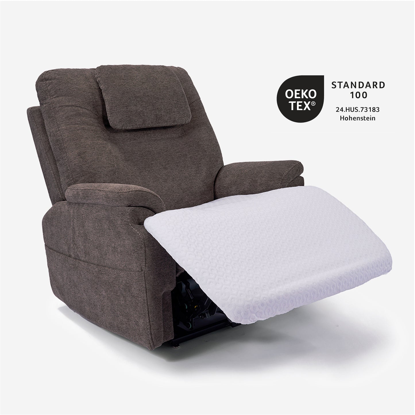 An image of a Dri-Tec protector on a recliner.