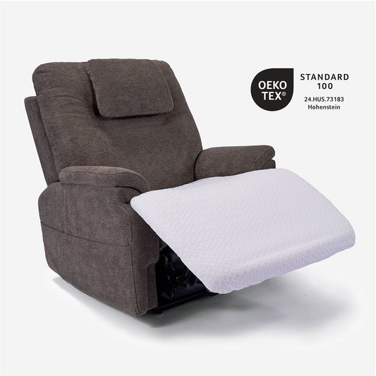 An image of a Dri-Tec protector on a recliner. 