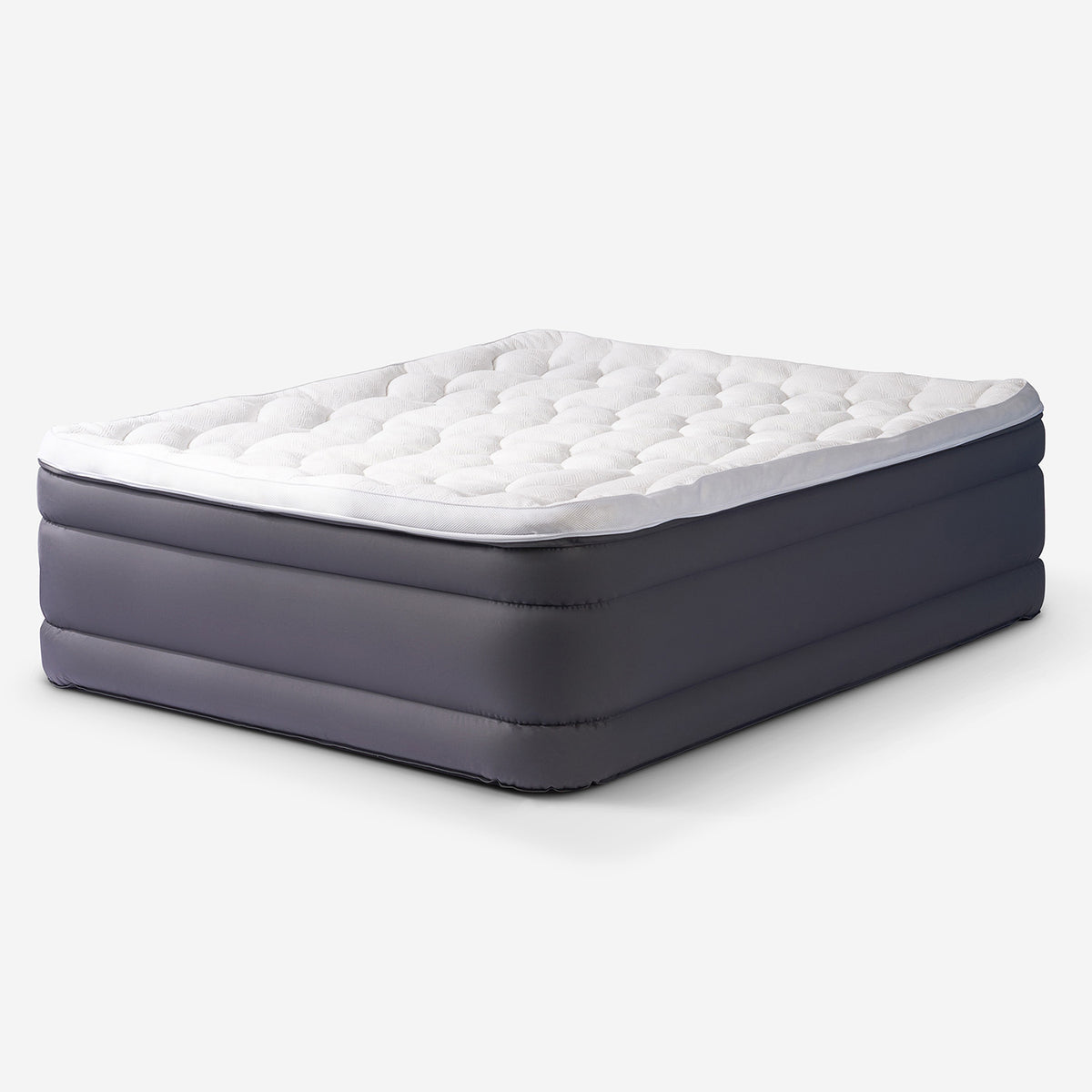 Queen air mattress on a white background