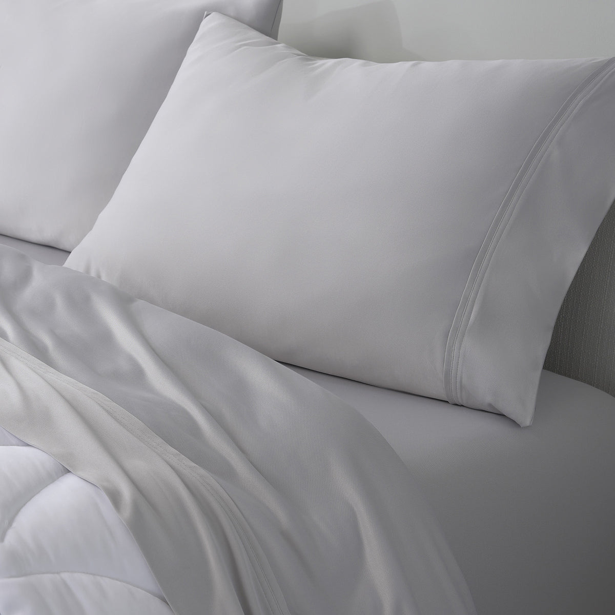 DriTec sheets and pillowcases on a bed.