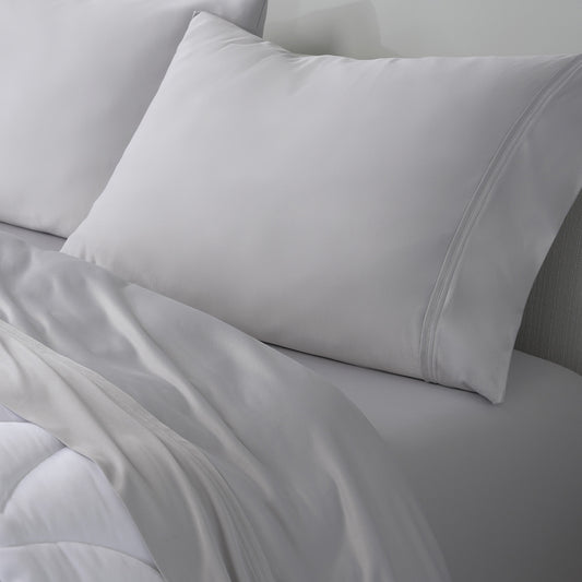 DriTec sheets and pillowcases on a bed. 