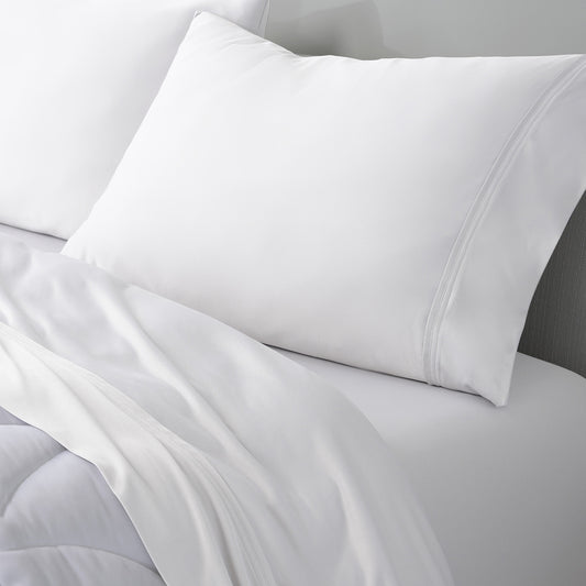 DriTec pillowcases and sheets on a bed. 