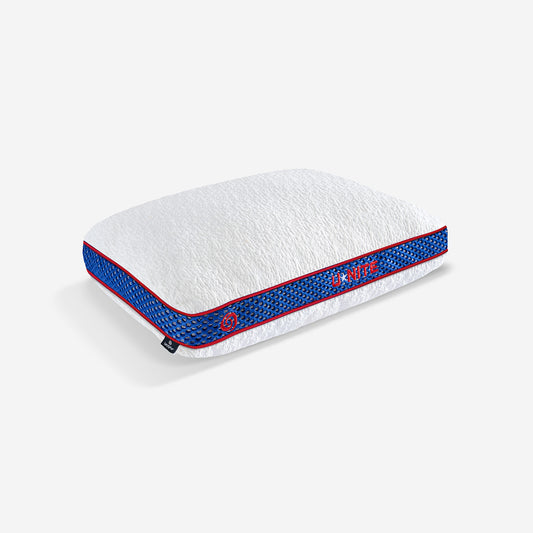 A photo of BEDGEAR's America 250 travel pillow. 