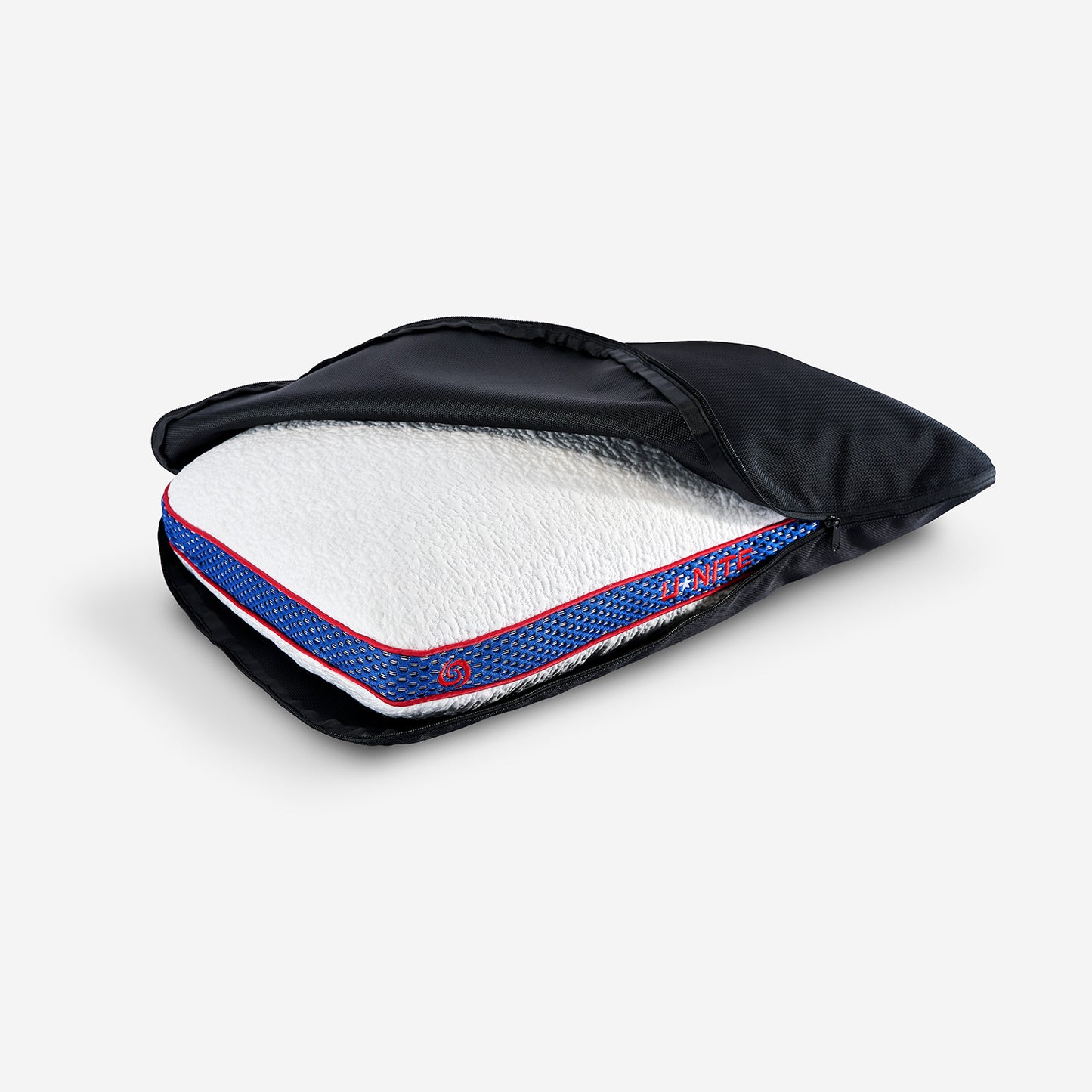 A photo of BEDGEARs America 250 travel pillow. 